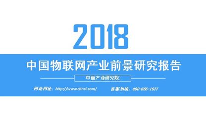 2018年中国物联网产业前景研究报告